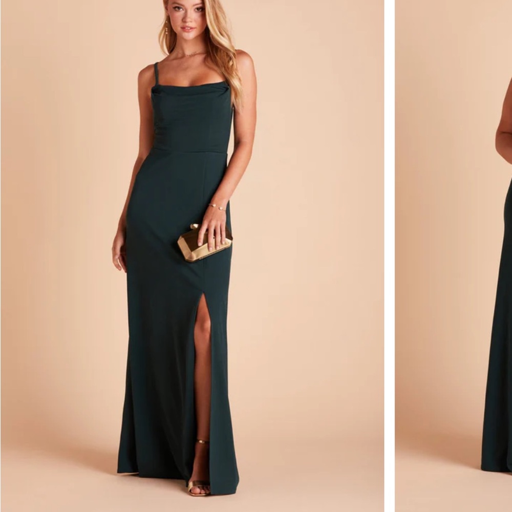 Birdy Grey - Ash Crepe Dress in Emerald